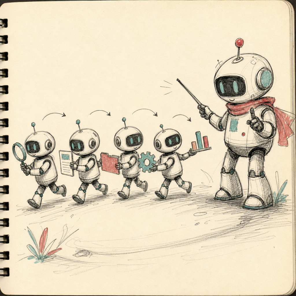 Multi-Agent-Team des Studios