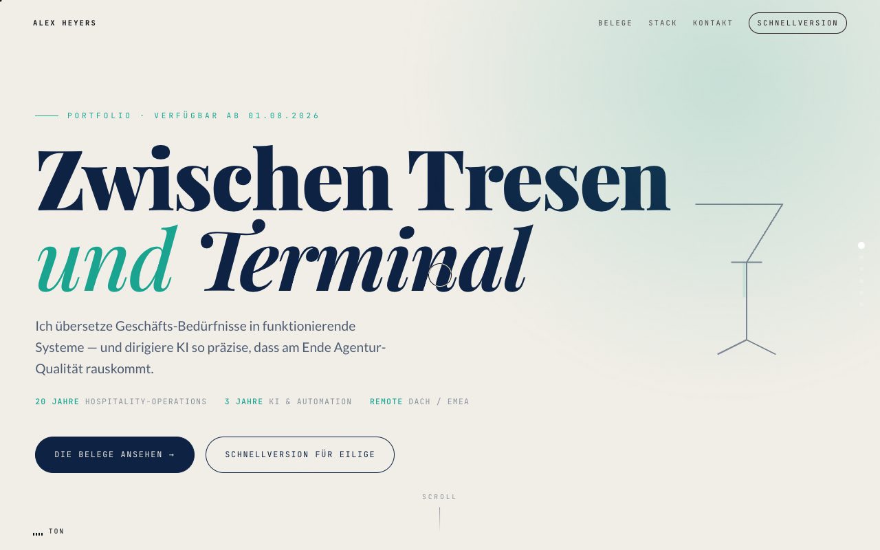 Tresen Terminal